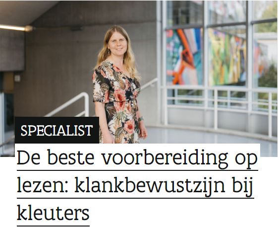 De beste voorbereiding op lezen: klankbewustzijn bij kleuters